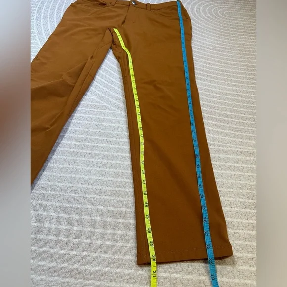 Lululemon ABC Slim Warpstreme pants Men’s Terracotta performance preppy 31x30 - Picture 10 of 12